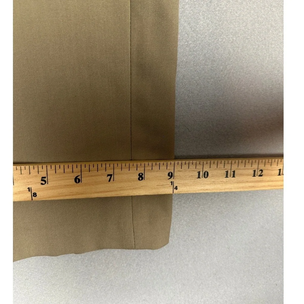 NEW Haggar Pants Mens Mens 42X29 Tan Premium Comfort Dress Classic Fit Stretch